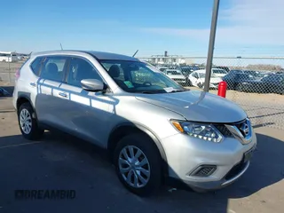 2015 Nissan Rogue S with VIN KNMAT2MV9FP571497, listed as a IAAI auction lot 41985541 with 144,223 mi miles and . Bid and sale history available at DreamBid. Image 1.