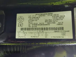 2019 Ford F-150 XL с VIN 1FTEW1E52KKE86512, выставлен на аукционе IAAI как лот 42361475 с пробегом Не указан миль и . История ставок и продаж доступна на DreamBid. Изображение 9.