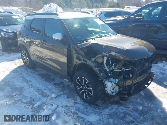 2021 Chevrolet TrailBlazer ACTIV with VIN KL79MSSL9MB017076, listed as a IAAI auction lot 41590904 with 72,402 mi miles and . Bid and sale history available at DreamBid. Image 1.