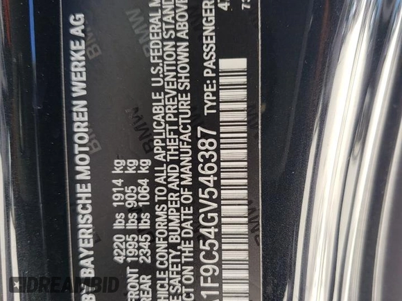2016 BMW 2 Series 228i with VIN WBA1F9C54GV546387, listed as a Copart auction lot 72488443 with 50,127 mi miles. Bid and sale history available at carsss.com. Image 12.