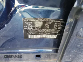2020 Hyundai Santa Fe Limited with VIN 5NMS53AD0LH262604, listed as a Copart auction lot 81234504 with 43,053 mi miles and Salvage Title. Bid and sale history available at carsss.com. Image 15.