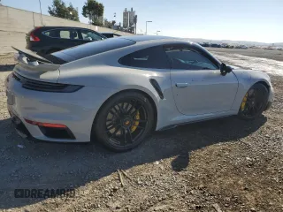 2024 Porsche 911 Turbo with VIN WP0AD2A91RS253671, listed as a Copart auction lot 43981045 with 12,844 mi miles and Salvage Title. Bid and sale history available at carsss.com. Image 3.