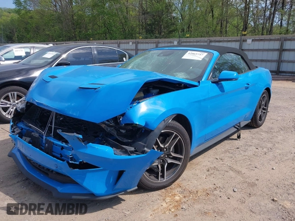 2022 Ford Mustang EcoBoost z VIN 1FATP8UH8N5115470, wystawiony jako IAAI lot #42065747 z przebiegiem 62 335 mil mil oraz . Historia ofert i sprzedaży dostępna na DreamBid. Obrazek 2.