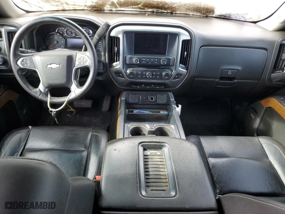 2017 Chevrolet Silverado 1500 LTZ with VIN 3GCUKSEJ0HG145376, listed as a Copart auction lot 85517024 with 0 mi miles and Non Repairable. Bid and sale history available at carsss.com. Image 8.
