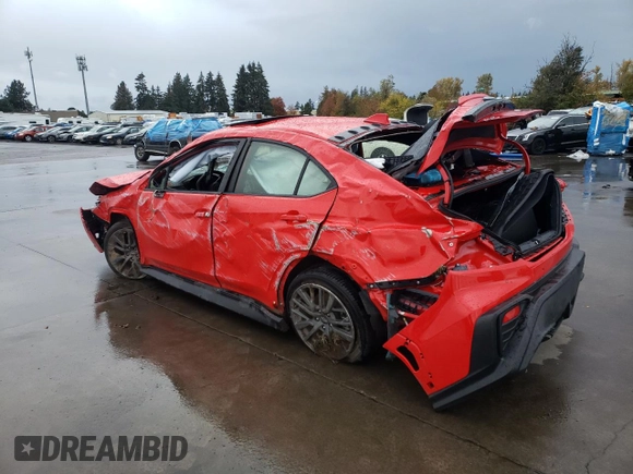 2022 Subaru WRX GT with VIN JF1VBAU65N8015774, listed as a Copart auction lot 78547064 with Not provided miles and Salvage title. Bid and sale history available at DreamBid. Image 2.