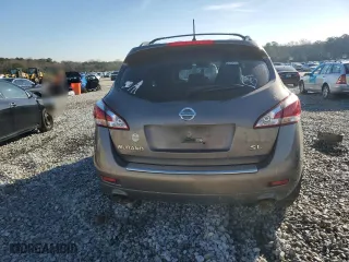 2012 Nissan Murano SL with VIN JN8AZ1MUXCW101419, listed as a Copart auction lot 42878515 with 0 mi miles and Salvage Title. Bid and sale history available at carsss.com. Image 6.