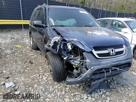 2004 Honda CR-V LX with VIN SHSRD68404U200723, listed as a Copart auction lot 53235115 with 105,164 mi miles and Salvage Title. Bid and sale history available at carsss.com. Image 11.