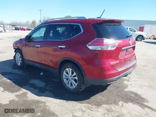 2015 Nissan Rogue SV with VIN 5N1AT2MK0FC796528, listed as a IAAI auction lot 41574376 with 143,783 mi miles. Bid and sale history available at carsss.com. Image 3.