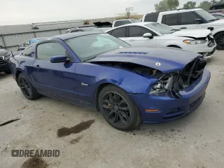 2013 Ford Mustang GT with VIN 1ZVBP8CF2D5253734, listed as a Copart auction lot 61094075 with 119,860 mi miles and Salvage title. Bid and sale history available at DreamBid. Image 4.