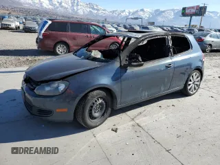2010 Volkswagen Golf with VIN WVWAB7AJ9AW246252, listed as a Copart auction lot 43035825 with Not provided miles and Salvage title. Bid and sale history available at DreamBid. Image 1.