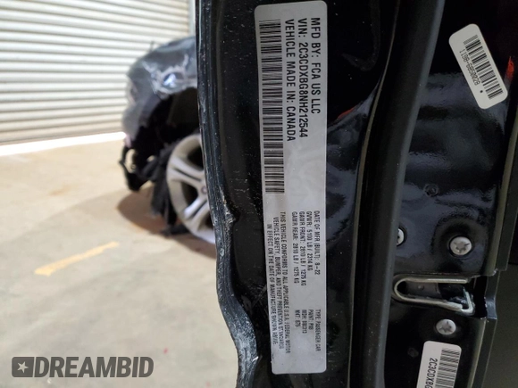 2022 Dodge Charger SXT with VIN 2C3CDXBG8NH212544, listed as a Copart auction lot 46357645 with 50,236 mi miles and Salvage Title. Bid and sale history available at DreamBid. Image 14.