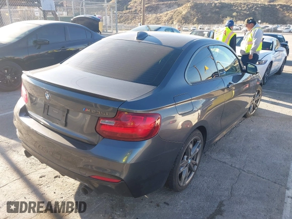 2016 BMW 2 Series M235i with VIN WBA1J7C53GV360553, listed as a IAAI auction lot 41561144 with 1 mi miles. Bid and sale history available at carsss.com. Image 4.