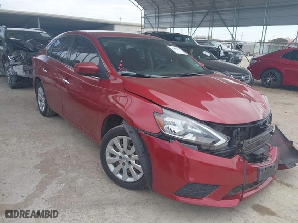 2017 Nissan Sentra SV with VIN 3N1AB7AP1HL672735, listed as a IAAI auction lot 41808677 with 81,013 mi miles. Bid and sale history available at carsss.com. Image 1.