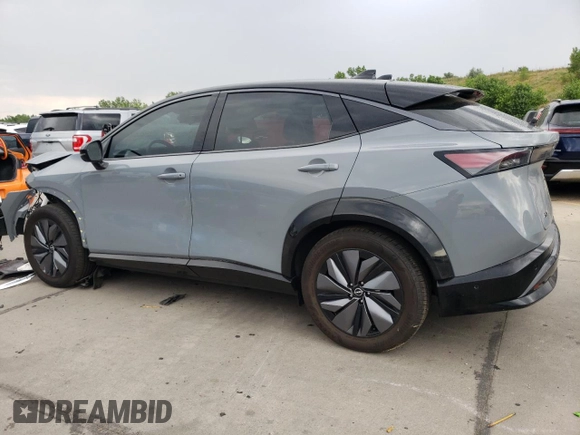 2023 Nissan ARIYA Platinum+ z VIN JN1DF0CD0PM700766, wystawiony jako Copart lot #60526874 z przebiegiem 9 078 mil mil oraz Szkoda całkowita • Salvage title. Historia ofert i sprzedaży dostępna na DreamBid. Obrazek 2.