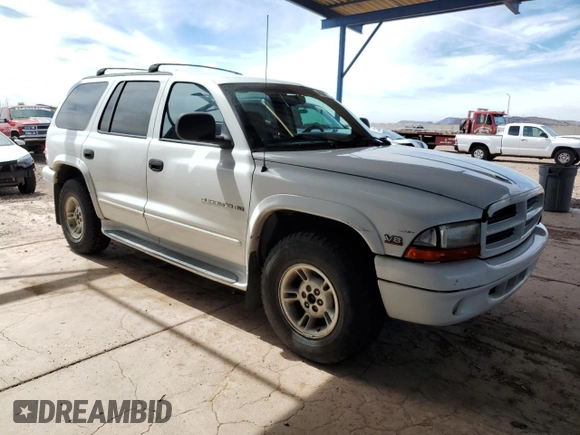 2000 Dodge Durango z VIN 1B4HS28Z3YF291451, wystawiony jako Copart lot #49646545 z przebiegiem 126 009 mil mil oraz Szkoda całkowita • Salvage title. Historia ofert i sprzedaży dostępna na DreamBid. Obrazek 4.
