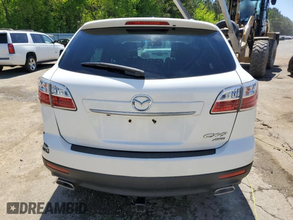 2011 Mazda CX-9 Grand Touring with VIN JM3TB3DA3B0306602, listed as a Copart auction lot 52611555 with 117,907 mi miles and Salvage title. Bid and sale history available at DreamBid. Image 6.