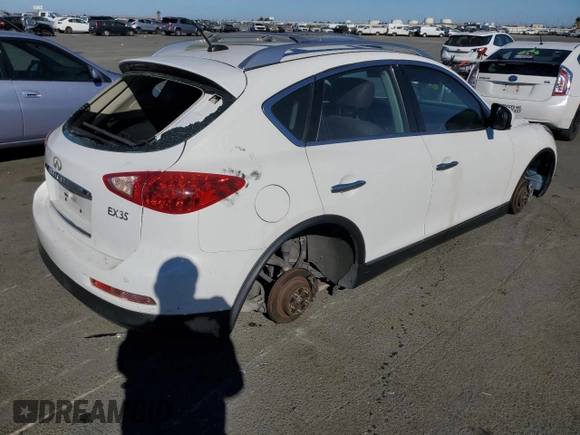 2011 Infiniti EX Journey with VIN JN1AJ0HR2BM853700, listed as a Copart auction lot 77166274 with Not Provided miles and Salvage Title. Bid and sale history available at DreamBid. Image 3.