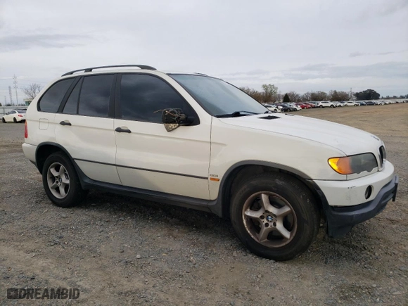 2003 BMW X5 3.0i with VIN 5UXFA53543LV85162, listed as a Copart auction lot 48049435 with 165,260 mi miles and Salvage Title. Bid and sale history available at carsss.com. Image 4.