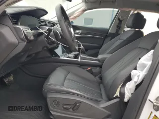 2022 Audi e-tron Premium with VIN WA1AAAGE4NB042461, listed as a Copart auction lot 83235624 with 10,991 mi miles and Salvage title. Bid and sale history available at DreamBid. Image 7.