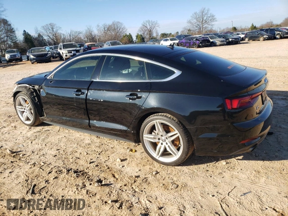 2019 Audi A5 Sportback Premium Plus with VIN WAUENCF59KA027705, listed as a Copart auction lot 40199864 with 12,065 mi miles. Bid and sale history available at carsss.com. Image 2.