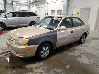 2005 Hyundai Accent GLS with VIN KMHCG45C85U579253, listed as a Copart auction lot 44936145 with 197,561 mi miles and Clean Title. Bid and sale history available at carsss.com. Image 1.