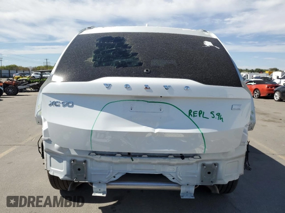 2024 Volvo XC90 Plus with VIN YV4H60LE0R1176317, listed as a Copart auction lot 68384344 with 5,788 mi miles and Salvage Title. Bid and sale history available at DreamBid. Image 6.