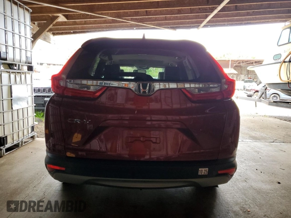 2017 Honda CR-V EX-L with VIN 2HKRW1H81HH509356, listed as a Copart auction lot 49499675 with 40,771 mi miles and Salvage Title. Bid and sale history available at carsss.com. Image 6.