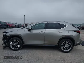 2025 Lexus NX 350 Luxury with VIN 2T2HGCEZ0SC062106, listed as a IAAI auction lot 42604940 with 3,775 mi miles and . Bid and sale history available at DreamBid. Image 14.