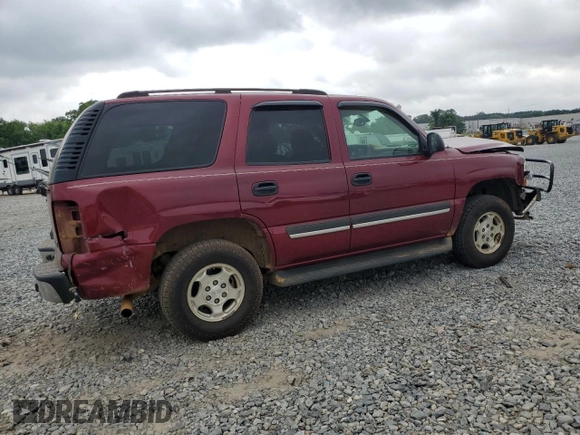 2004 Chevrolet Tahoe LS with VIN 1GNEC13Z44J319700, listed as a Copart auction lot 57966475 with 156,494 mi miles and Salvage title. Bid and sale history available at DreamBid. Image 3.