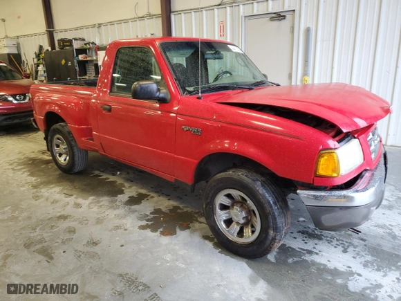 2003 Ford Ranger XL with VIN 1FTYR10D33PB50780, listed as a Copart auction lot 45980145 with 133,074 mi miles and Salvage Title. Bid and sale history available at carsss.com. Image 4.