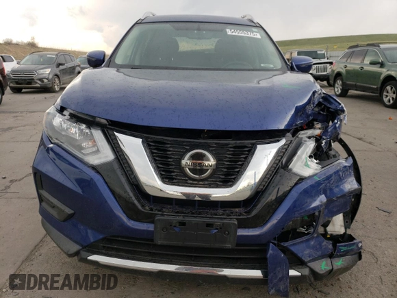 2018 Nissan Rogue SV with VIN KNMAT2MT4JP604171, listed as a Copart auction lot 54555375 with 69,194 mi miles and Salvage Title. Bid and sale history available at DreamBid. Image 5.