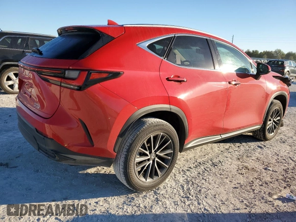 2023 Lexus NX with VIN 2T2GDCAZ3PC005206, listed as a Copart auction lot 82875594 with 9,455 mi miles and Salvage Title. Bid and sale history available at carsss.com. Image 3.