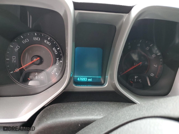 2015 Chevrolet Camaro LS with VIN 2G1FA1E33F9305449, listed as a Copart auction lot 43763795 with 47693 miles and Salvage Title. Bid and sale history available at carsss.com. Image 9.