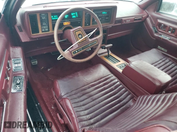 1988 Cadillac Eldorado with VIN 1G6EL1155JU622216, listed as a Copart auction lot 83659204 with 44,668 mi miles and Salvage Title. Bid and sale history available at DreamBid. Image 8.
