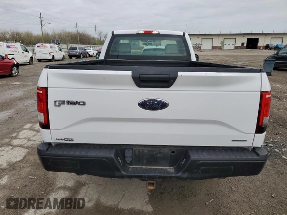 2016 Ford F-150 XL with VIN 1FTMF1C85GKD04074, listed as a Copart auction lot 51312805 with 76,934 mi miles and Salvage Title. Bid and sale history available at DreamBid. Image 6.