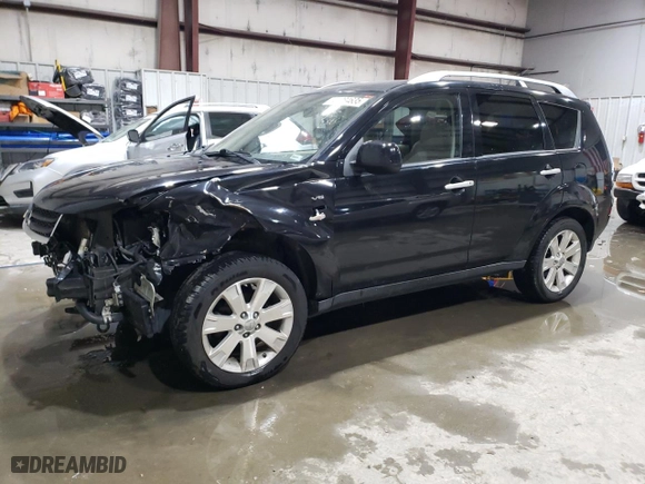 2008 Mitsubishi Outlander XLS with VIN JA4MS41X08Z002699, listed as a Copart auction lot 41884635 with 147,350 mi miles and Salvage Title. Bid and sale history available at carsss.com. Image 1.