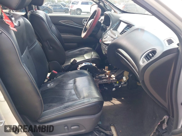 2015 Infiniti QX60 with VIN 5N1AL0MN1FC506201, listed as a IAAI auction lot 41974646 with 52,108 mi miles. Bid and sale history available at carsss.com. Image 5.