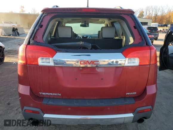 2011 GMC Terrain SLT-2 with VIN 2CTFLXE52B6239787, listed as a Copart auction lot 77703374 with 187,919 mi miles and Non Repairable. Bid and sale history available at carsss.com. Image 6.