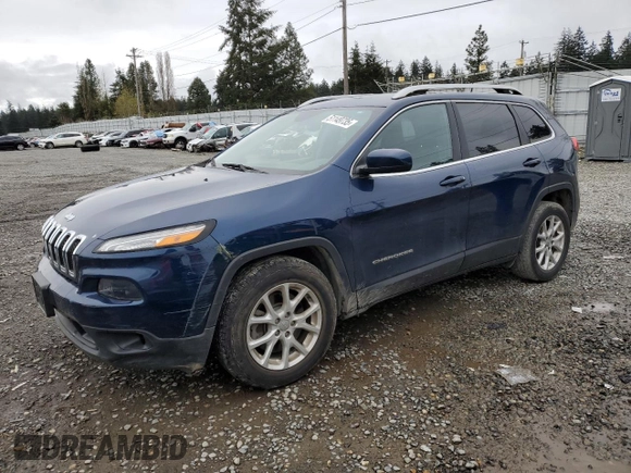 2018 Jeep Cherokee Latitude Plus with VIN 1C4PJLLBXJD524177, listed as a Copart auction lot 51149735 with 57,333 mi miles and Salvage Title. Bid and sale history available at carsss.com. Image 1.