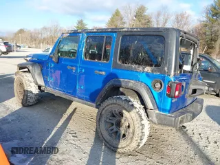 2021 Jeep Wrangler Unlimited Sport S with VIN 1C4HJXDN4MW779291, listed as a IAAI auction lot 41290109 with 43,379 mi miles and . Bid and sale history available at DreamBid. Image 3.