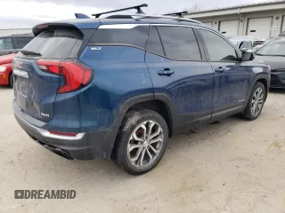 2020 GMC Terrain SLT with VIN 3GKALVEX1LL104944, listed as a Copart auction lot 46855375 with 82,783 mi miles and Salvage title. Bid and sale history available at DreamBid. Image 3.