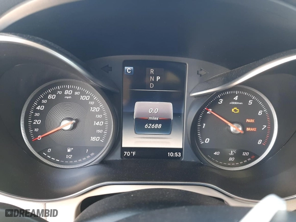 2017 Mercedes-Benz GLC with VIN WDC0G4JB6HF255712, listed as a Copart auction lot 48559895 with NaN miles and Salvage Title. Bid and sale history available at carsss.com. Image 9.