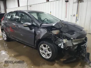 2016 Ford Fiesta SE with VIN 3FADP4EJ4GM130348, listed as a Copart auction lot 51447945 with 26,495 mi miles and Salvage Title. Bid and sale history available at DreamBid. Image 4.