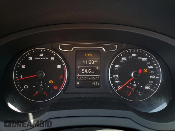 2015 Audi Q3 Premium Plus with VIN WA1BFCFS1FR004865, listed as a Copart auction lot 53348405 with 130,521 mi miles and Salvage title. Bid and sale history available at DreamBid. Image 9.