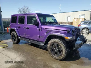 2023 Jeep Wrangler Sahara с VIN 1C4HJXEN9PW589084, выставлен на аукционе Copart как лот 54208125 с пробегом 48 943 миль миль и Списание • Salvage title. История ставок и продаж доступна на DreamBid. Изображение 4.