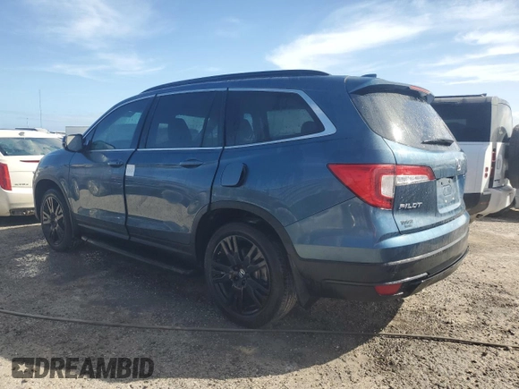 2022 Honda Pilot Special Edition with VIN 5FNYF5H26NB014305, listed as a Copart auction lot 48595675 with Not Provided miles and Non Repairable. Bid and sale history available at carsss.com. Image 2.