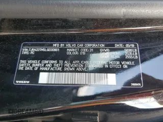 2020 Volvo S60 R-Design with VIN 7JRA22TM5LG030861, listed as a Copart auction lot 62031554 with 68,076 mi miles and Salvage Title. Bid and sale history available at carsss.com. Image 13.