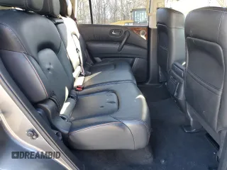 2020 Nissan Armada SL with VIN JN8AY2ND5LX015839, listed as a Copart auction lot 87852415 with 0 mi miles and Salvage Title. Bid and sale history available at carsss.com. Image 10.