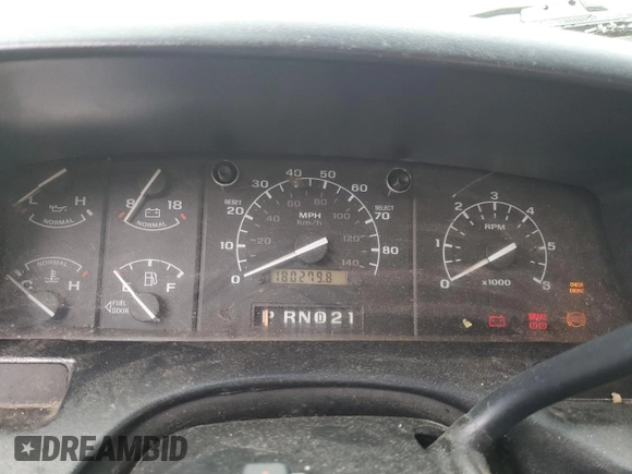 1997 Ford F-250 with VIN 1FTHX25G4VEB43348, listed as a Copart auction lot 45430655 with 180,279 mi miles and Salvage title. Bid and sale history available at DreamBid. Image 9.