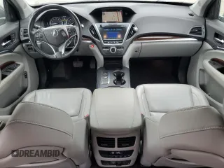 2017 Acura MDX Technology with VIN 5FRYD3H57HB004261, listed as a Copart auction lot 61956755 with 73,600 mi miles and Salvage title. Bid and sale history available at DreamBid. Image 8.